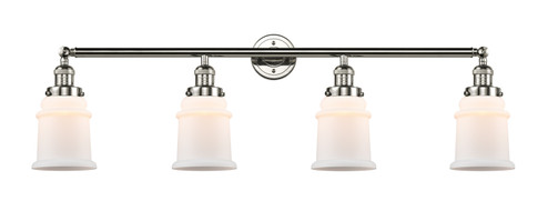 Franklin Restoration Four Light Bath Vanity in Polished Nickel (405|215-PN-G181)