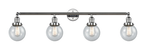 Franklin Restoration Four Light Bath Vanity in Polished Chrome (405|215-PC-G204-6)