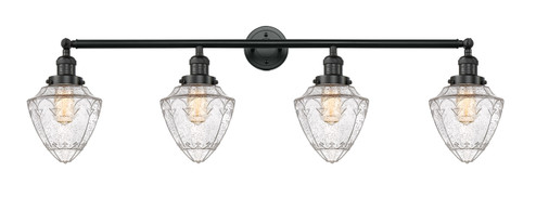 Franklin Restoration LED Bath Vanity in Matte Black (405|215-BK-G664-7-LED)