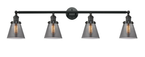 Franklin Restoration Four Light Bath Vanity in Matte Black (405|215-BK-G63)