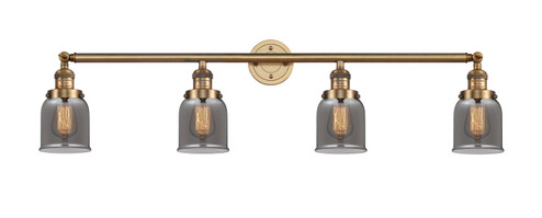 Franklin Restoration Four Light Bath Vanity in Brushed Brass (405|215-BB-G53)