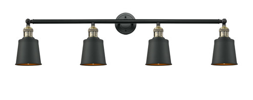 Franklin Restoration Four Light Bath Vanity in Black Antique Brass (405|215-BAB-M9-BK)