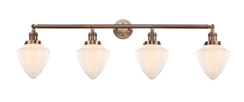 Franklin Restoration Four Light Bath Vanity in Antique Copper (405|215-AC-G661-7)