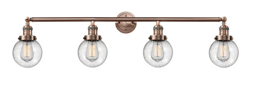 Franklin Restoration LED Bath Vanity in Antique Copper (405|215-AC-G204-6-LED)