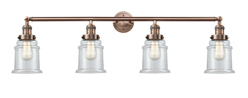 Franklin Restoration Four Light Bath Vanity in Antique Copper (405|215-AC-G182)