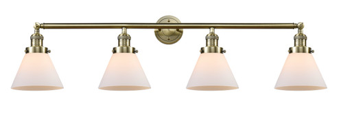 Franklin Restoration Four Light Bath Vanity in Antique Brass (405|215-AB-G41)