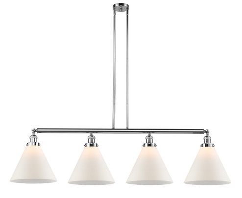 Franklin Restoration Four Light Island Pendant in Polished Chrome (405|214-PC-G41-L)