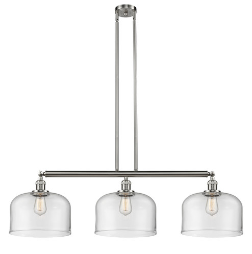 Franklin Restoration LED Island Pendant in Brushed Satin Nickel (405|213-SN-G72-L-LED)