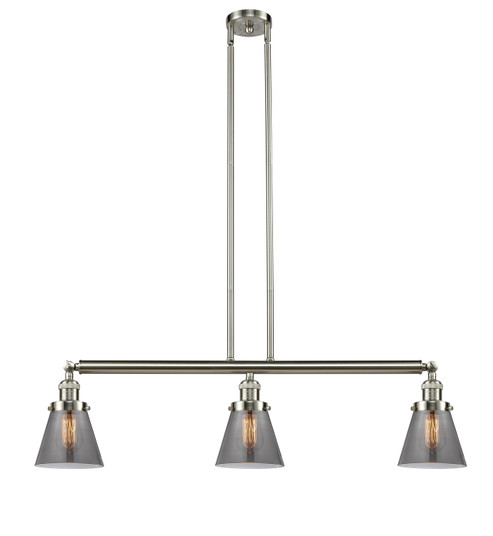Franklin Restoration LED Island Pendant in Brushed Satin Nickel (405|213-SN-G63-LED)
