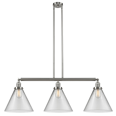 Franklin Restoration LED Island Pendant in Brushed Satin Nickel (405|213-SN-G42-L-LED)