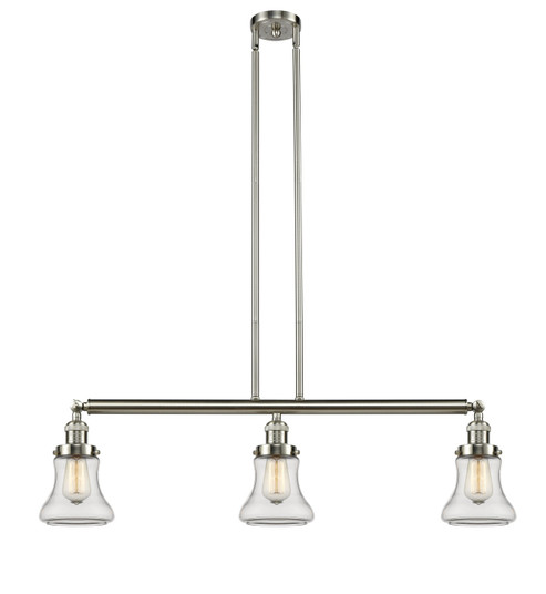 Franklin Restoration LED Island Pendant in Brushed Satin Nickel (405|213-SN-G192-LED)