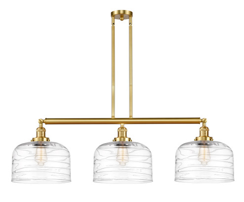 Franklin Restoration LED Island Pendant in Satin Gold (405|213-SG-G713-L-LED)