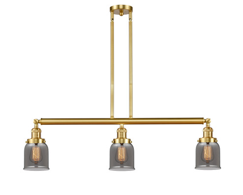 Franklin Restoration LED Island Pendant in Satin Gold (405|213-SG-G53-LED)