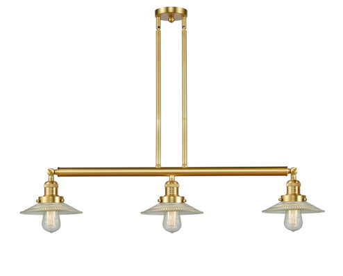 Franklin Restoration LED Island Pendant in Satin Gold (405|213-SG-G2-LED)