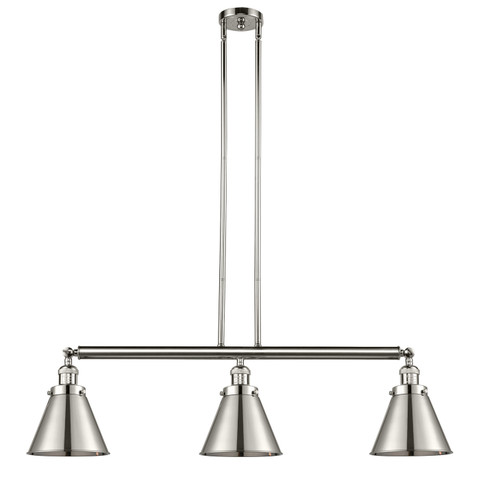 Franklin Restoration LED Island Pendant in Polished Nickel (405|213-PN-M13-PN-LED)