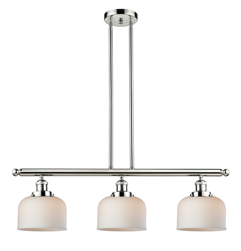Franklin Restoration Three Light Island Pendant in Polished Nickel (405|213-PN-G71)