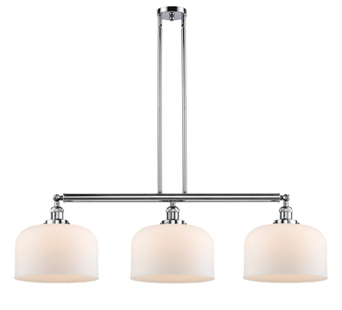 Franklin Restoration Three Light Island Pendant in Polished Chrome (405|213-PC-G71-L)