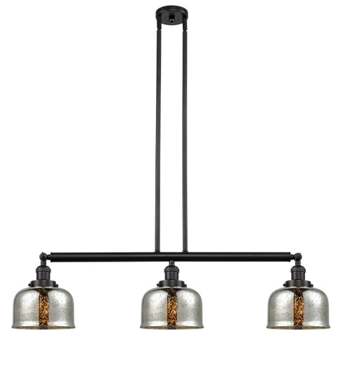 Franklin Restoration Three Light Island Pendant in Oil Rubbed Bronze (405|213-OB-G78)