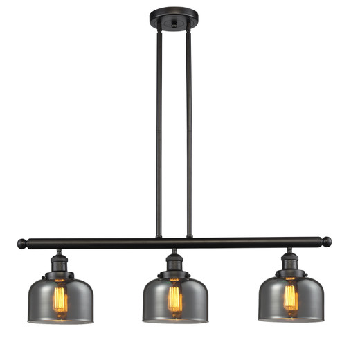 Franklin Restoration Three Light Island Pendant in Oil Rubbed Bronze (405|213-OB-G73) Franklin Restoration Three Light Island Pendant in Oil Rubbed Bronze (405|213-OB-G73)