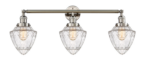 Franklin Restoration Three Light Island Pendant in Oil Rubbed Bronze (405|213-OB-G541)