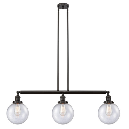 Franklin Restoration LED Island Pendant in Oil Rubbed Bronze (405|213-OB-G204-8-LED)