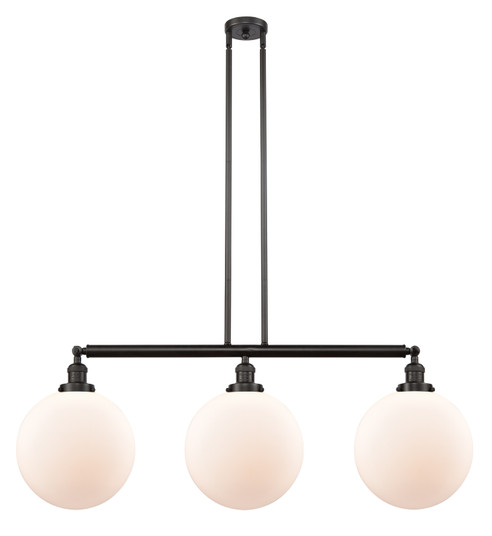 Franklin Restoration LED Island Pendant in Oil Rubbed Bronze (405|213-OB-G201-12-LED)