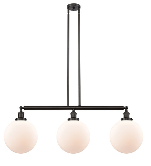 Franklin Restoration LED Island Pendant in Oil Rubbed Bronze (405|213-OB-G201-10-LED)