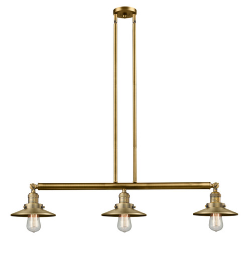 Franklin Restoration LED Island Pendant in Brushed Brass (405|213-BB-M4-LED)
