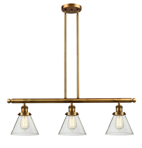 Franklin Restoration LED Island Pendant in Brushed Brass (405|213-BB-G42-LED)
