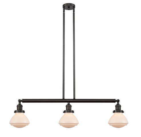 Franklin Restoration LED Island Pendant in Brushed Brass (405|213-BB-G202-12-LED)
