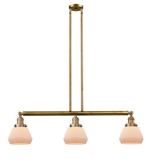 Franklin Restoration LED Island Pendant in Brushed Brass (405|213-BB-G171-LED)