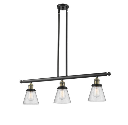 Franklin Restoration LED Island Pendant in Black Antique Brass (405|213-BAB-G64-LED)
