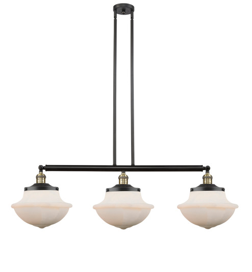Franklin Restoration LED Island Pendant in Black Antique Brass (405|213-BAB-G541-LED)
