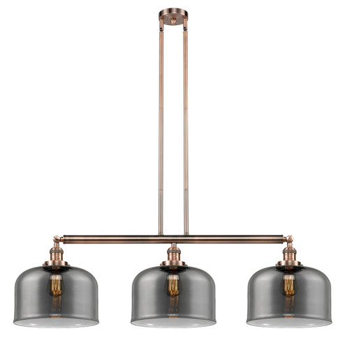 Franklin Restoration Three Light Island Pendant in Antique Copper (405|213-AC-G73-L)