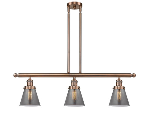 Franklin Restoration LED Island Pendant in Antique Copper (405|213-AC-G63-LED)