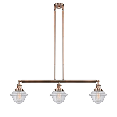 Franklin Restoration LED Island Pendant in Antique Copper (405|213-AC-G534-LED)