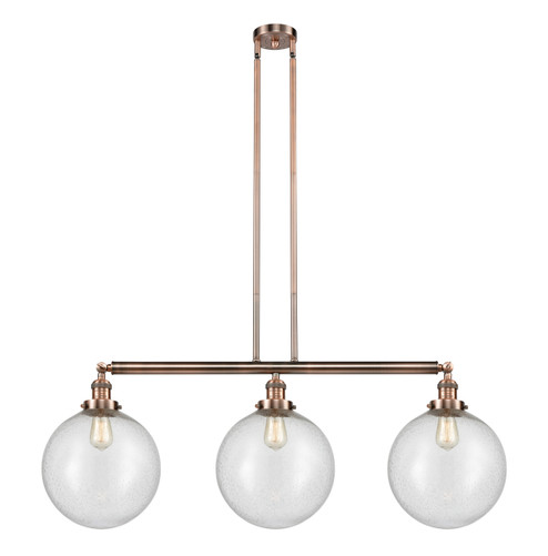 Franklin Restoration LED Island Pendant in Antique Copper (405|213-AC-G204-12-LED)