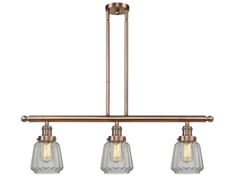 Franklin Restoration LED Island Pendant in Antique Copper (405|213-AC-G142-LED)
