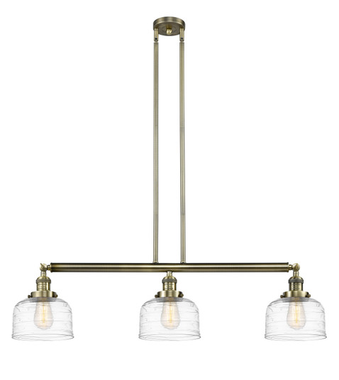 Franklin Restoration LED Island Pendant in Antique Brass (405|213-AB-G713-LED)