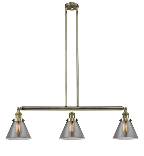 Franklin Restoration LED Island Pendant in Antique Brass (405|213-AB-G43-LED)
