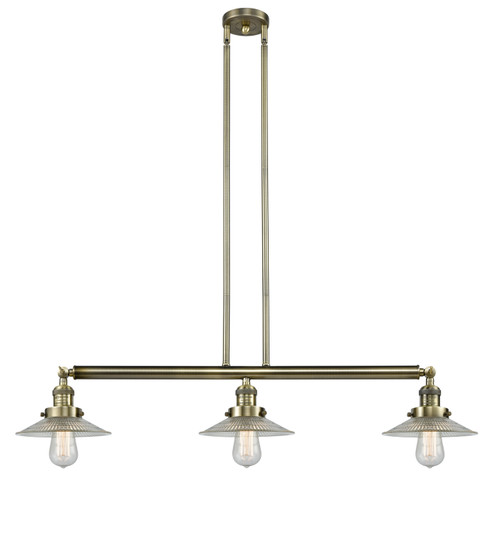 Franklin Restoration LED Island Pendant in Antique Brass (405|213-AB-G2-LED)
