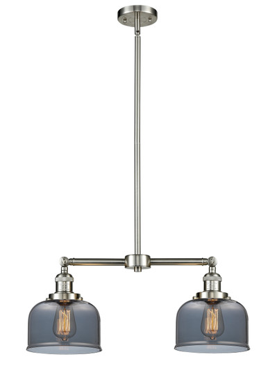Franklin Restoration LED Island Pendant in Brushed Satin Nickel (405|209-SN-G73-LED)