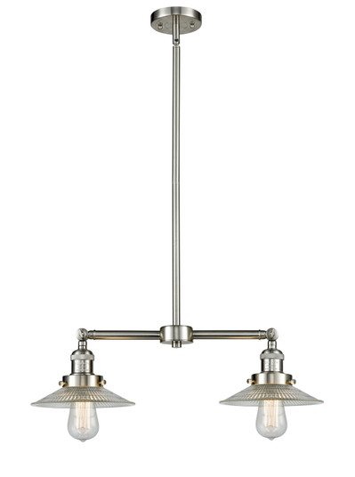 Franklin Restoration LED Island Pendant in Brushed Satin Nickel (405|209-SN-G2-LED)
