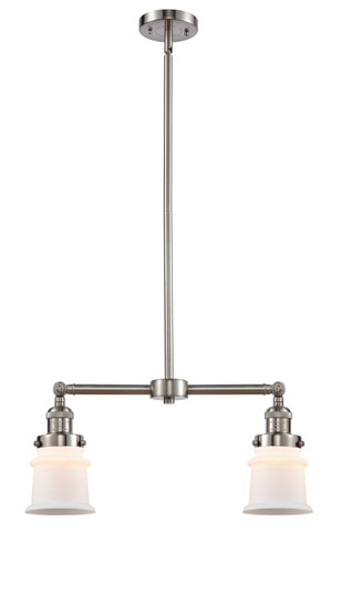 Franklin Restoration LED Island Pendant in Brushed Satin Nickel (405|209-SN-G181S-LED)