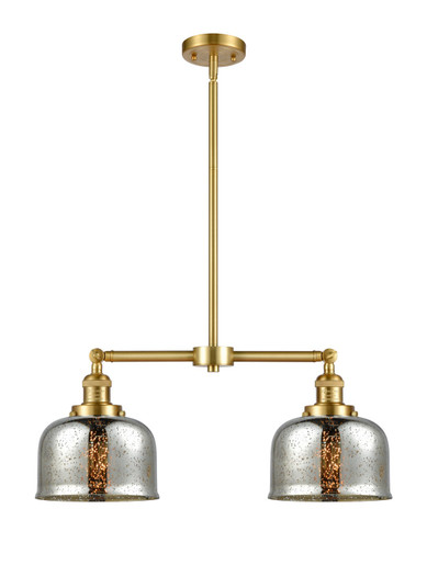 Franklin Restoration LED Island Pendant in Satin Gold (405|209-SG-G78-LED)