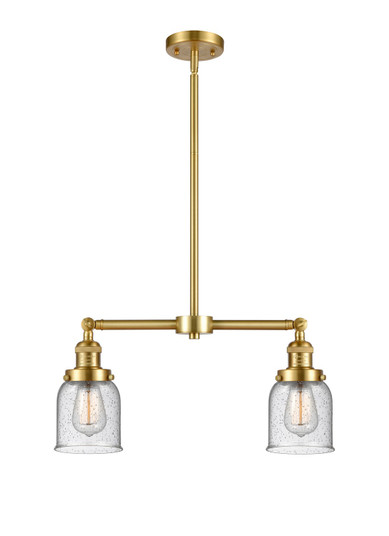 Franklin Restoration LED Island Pendant in Satin Gold (405|209-SG-G54-LED)