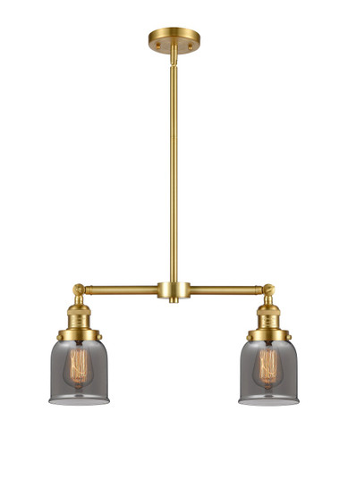 Franklin Restoration LED Island Pendant in Satin Gold (405|209-SG-G53-LED)