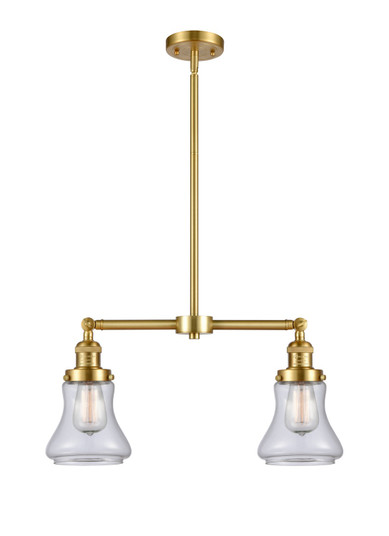 Franklin Restoration LED Island Pendant in Satin Gold (405|209-SG-G192-LED)