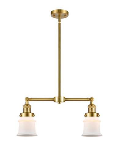 Franklin Restoration LED Island Pendant in Satin Gold (405|209-SG-G181S-LED)