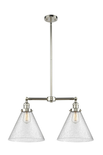 Franklin Restoration LED Island Pendant in Polished Nickel (405|209-PN-G44-L-LED)
